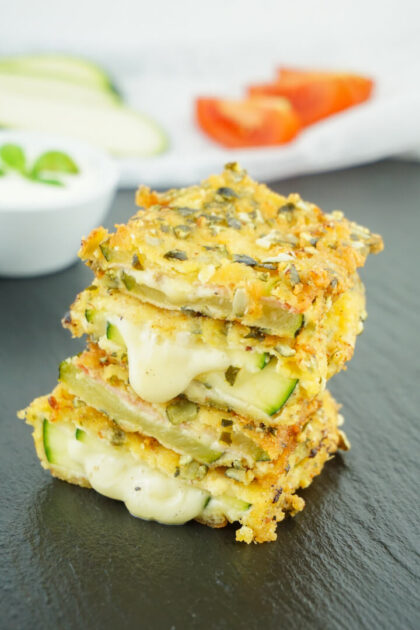 Zucchini Cordon Bleu Vegetarisches Oder Klassisches Low Carb Rezept